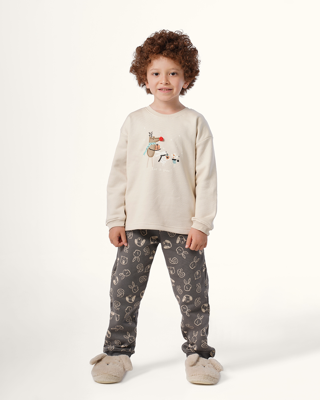 بيجاما حيوانات غابة الشتاء