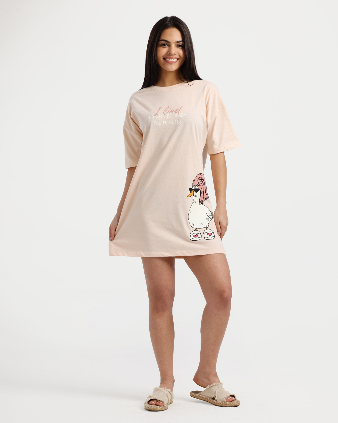 نايت شيرت حريمي البطة اللطيفة