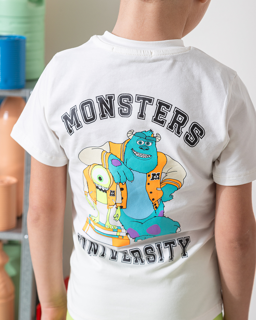 MARVY Monsters University بيجامة اولادي وسط اوف وايت