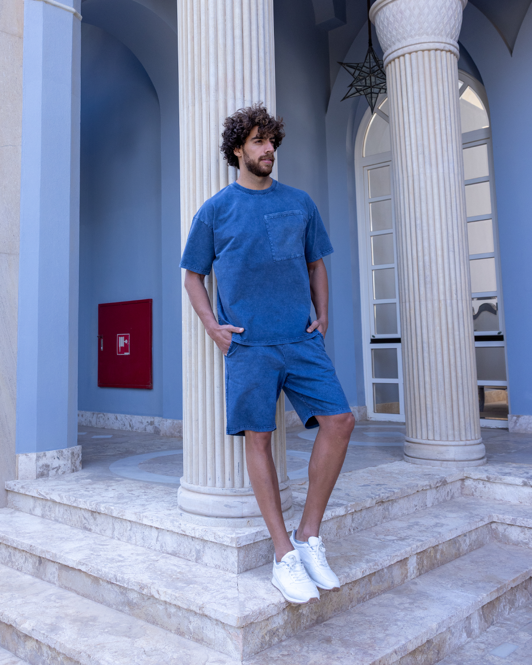 طقم شورت سمر ميلتون نص كم و جيب كبير