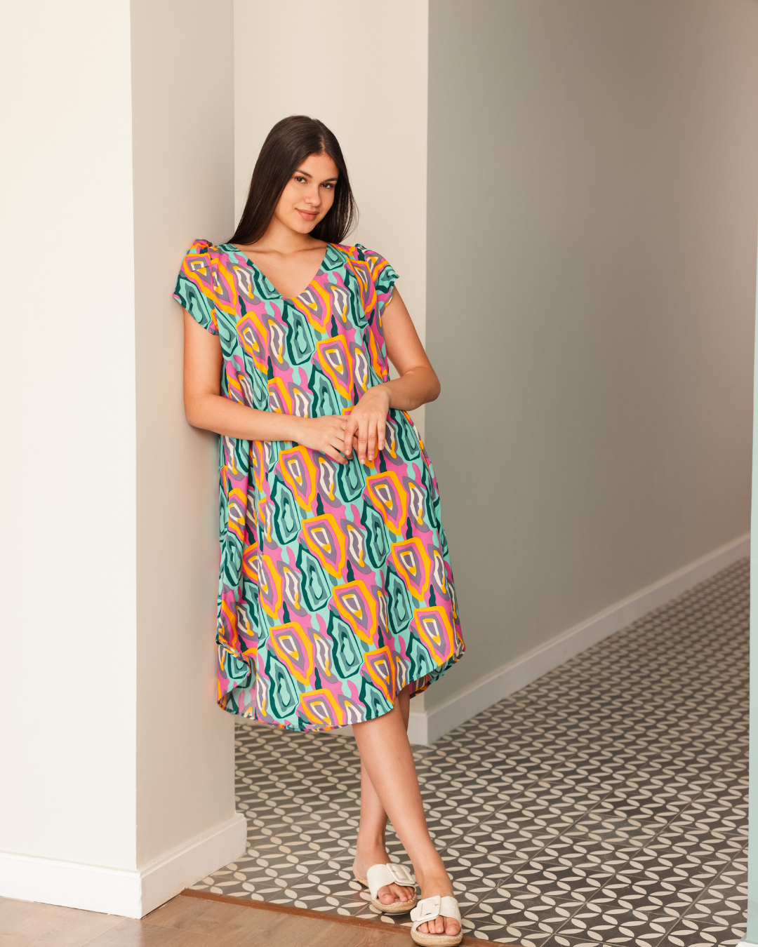 754 قميص فسكوز قصير