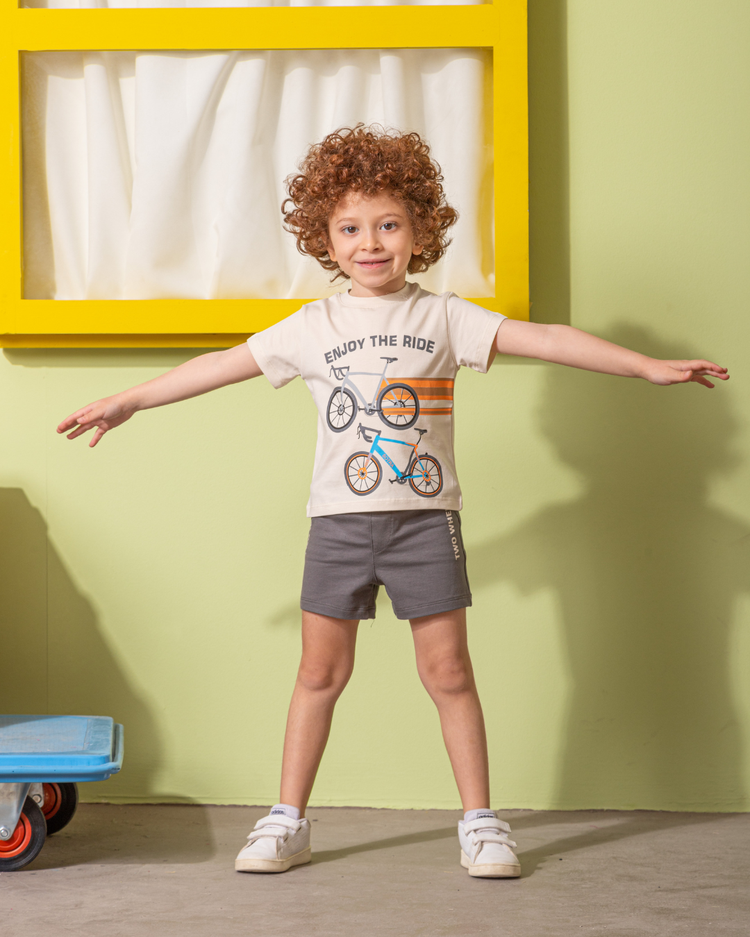ENJOY THE RIDE WHEELS بيجامه اولادي بيبي