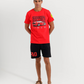 Ferrari Men's Pajama Set Half Sleeve with Shorts
