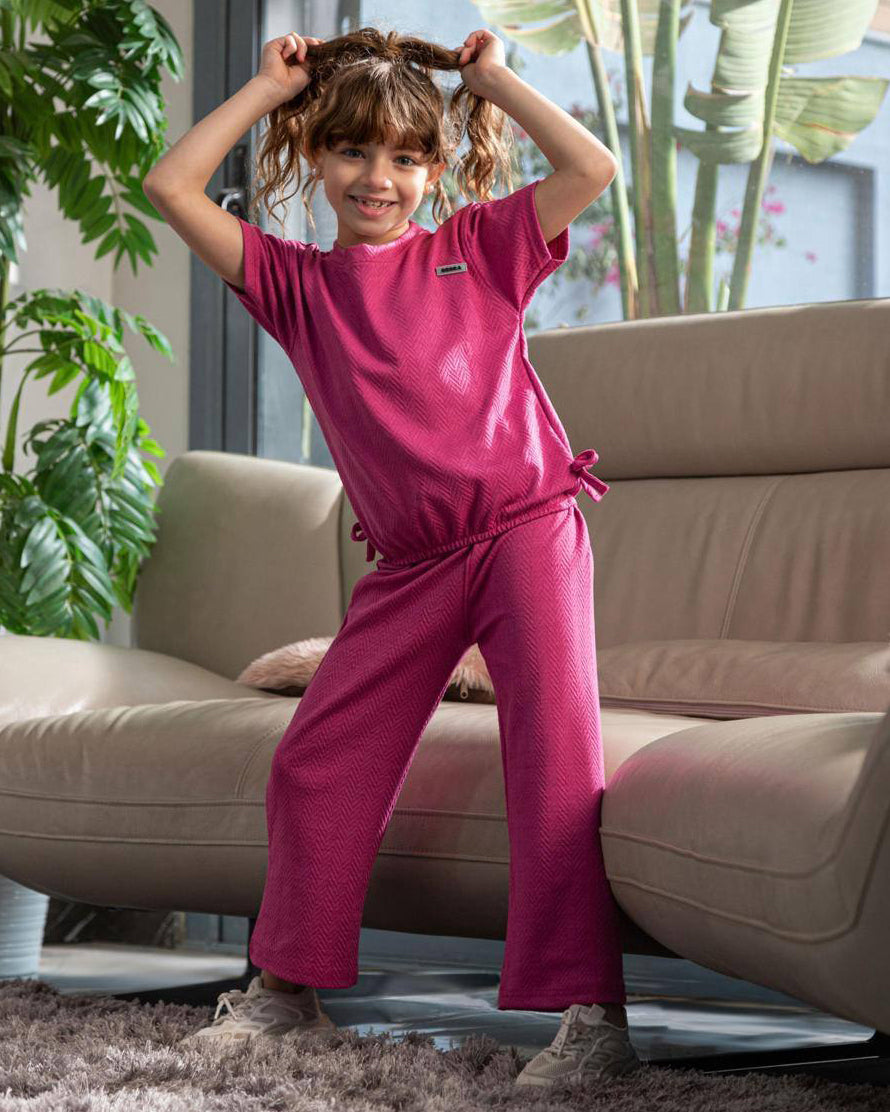 suit بيجاما بناتي تيشرت و بنطلون