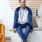 Men's pajamas, two men's shoes, Polar horse embroidery