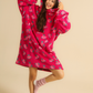 Big Colorful Roses Women Wearable Blanket