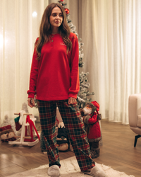 Family Christmas بيجاما حريمي كريسماس