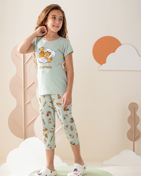 بيجاما بناتي نص كم و بنتكور جارفيلد