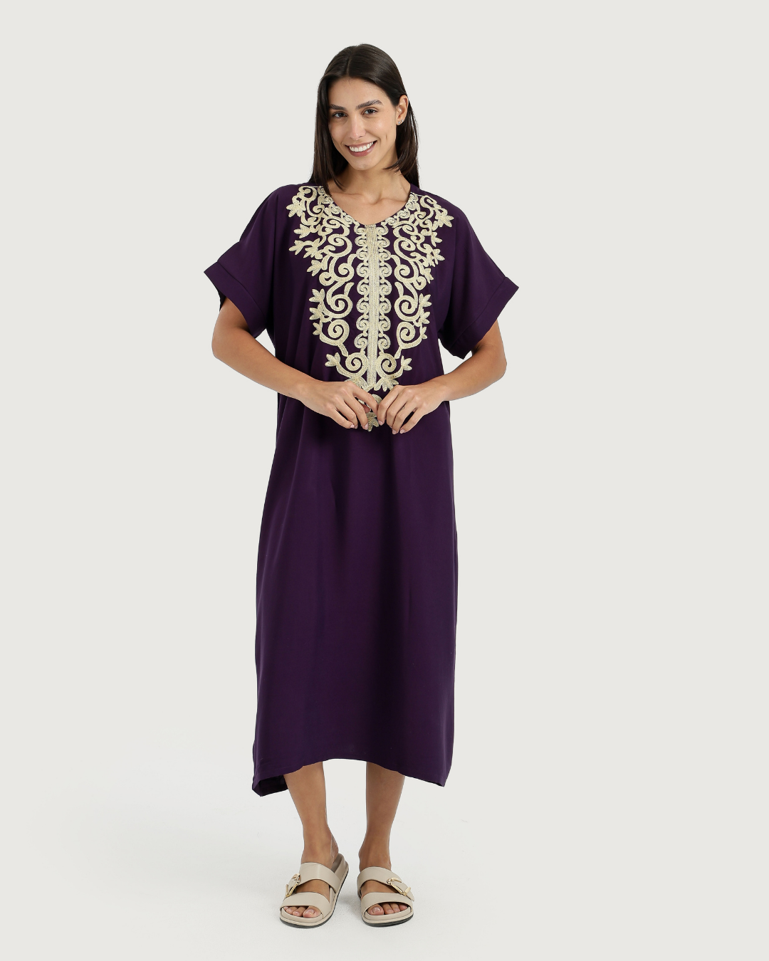 قميص داكرون شانيل مطرز 001