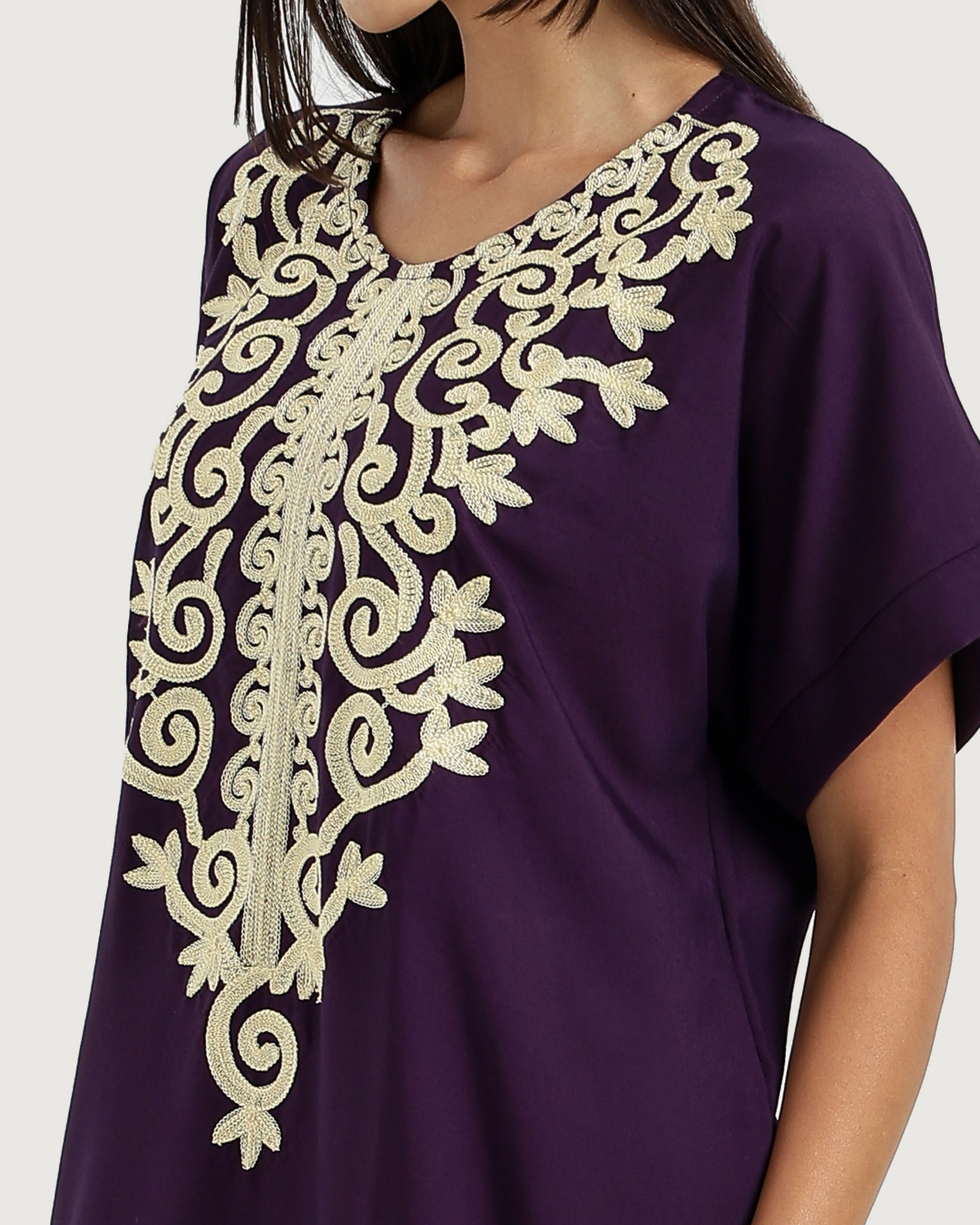 قميص داكرون شانيل مطرز 001