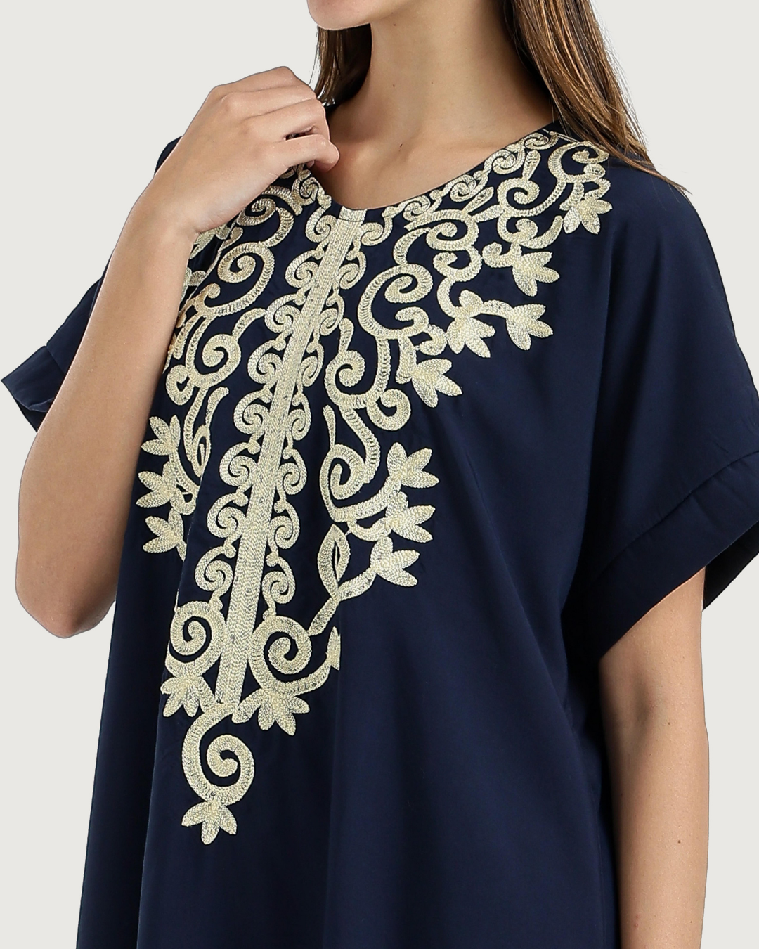 قميص داكرون شانيل مطرز 001