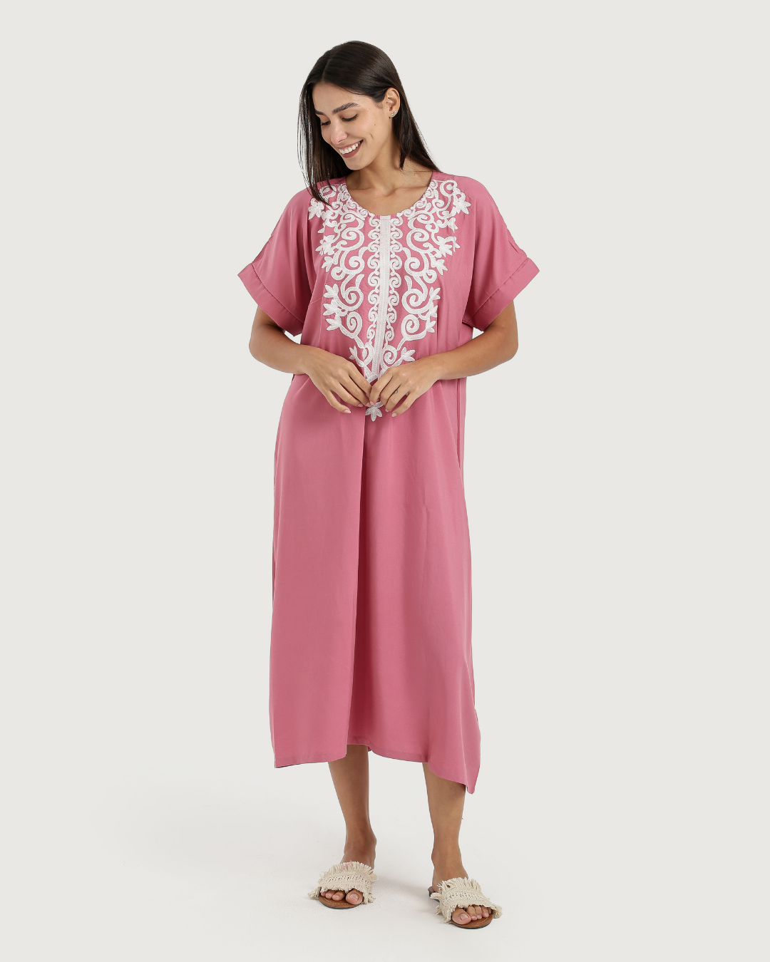 قميص داكرون شانيل مطرز 001