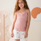 Beautiful like summer pajamas shorts Summer melton with a strapless top