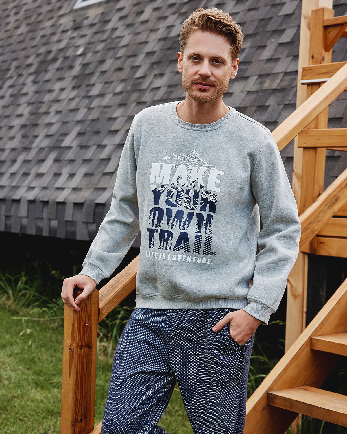 تيشيرت رجالي Make your own trail