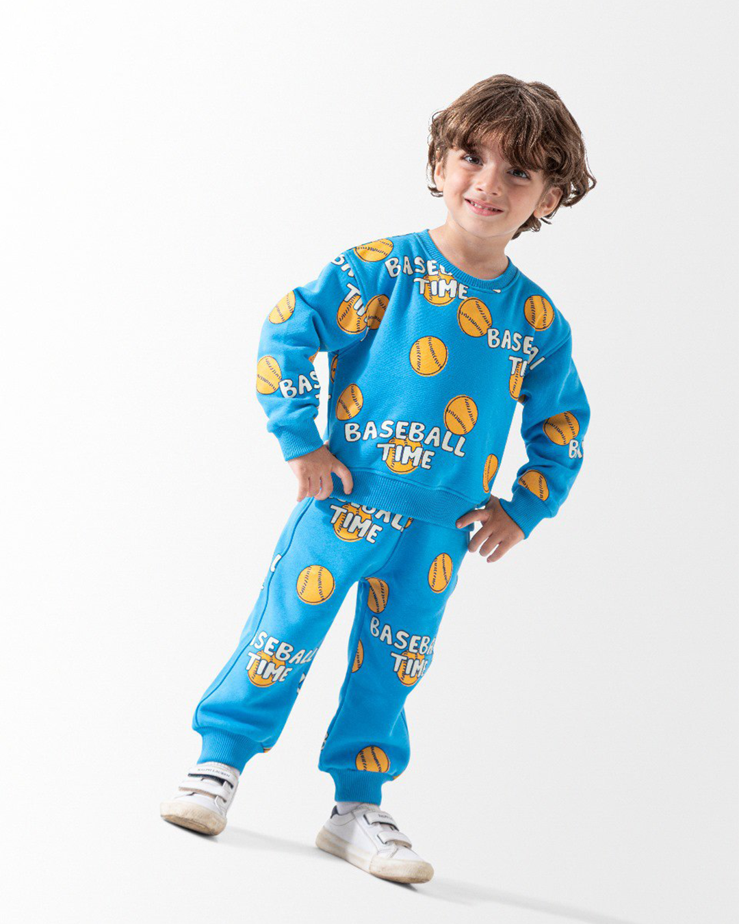 BASEBALL TIME FULL COVER NB طقم اولادي