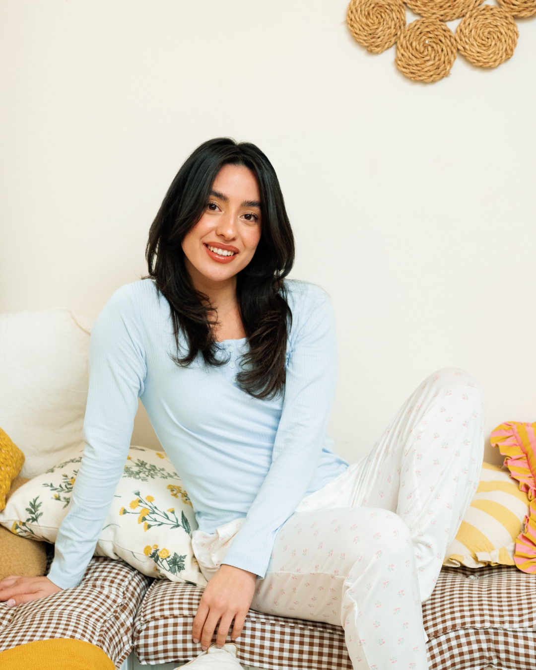 بيجاما حريمى 3 قطع كائنات الربيع