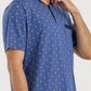 Men's Short Sleeve Pajamas with Round Neck Pants