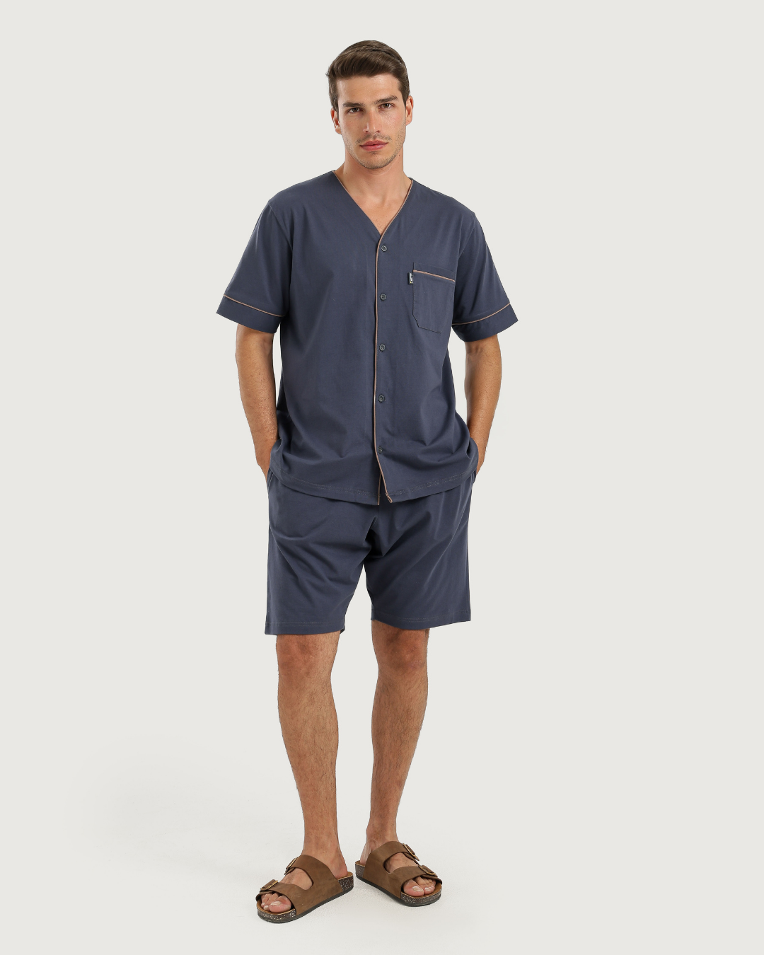 Men's Pajamas Half Sleeves with Shorts