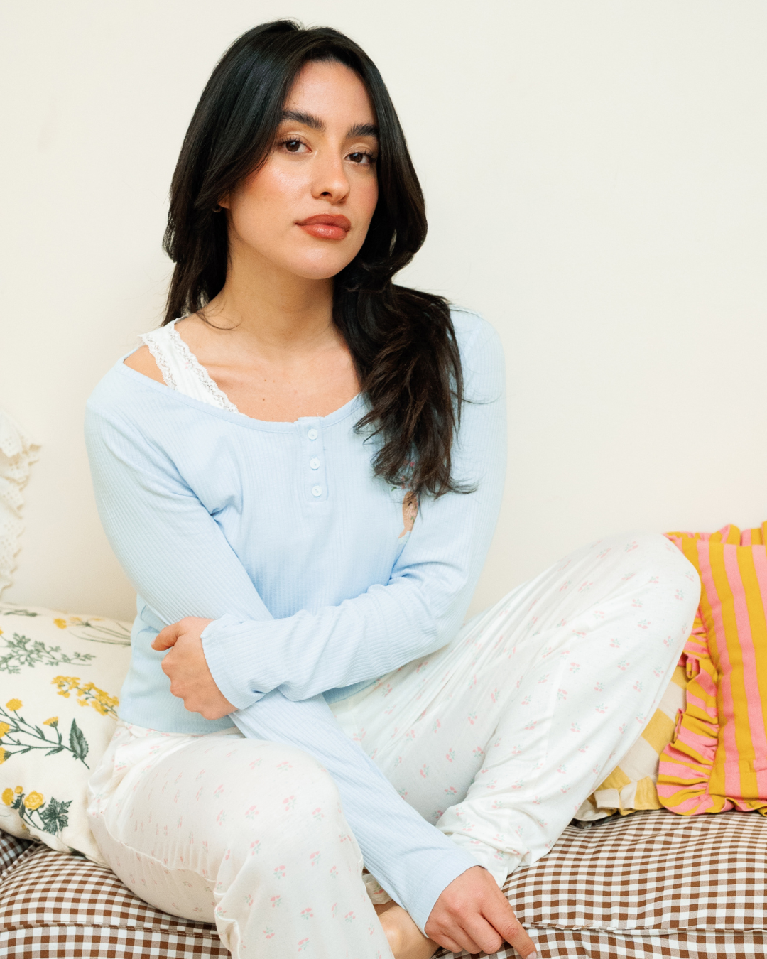 بيجاما حريمى 3 قطع كائنات الربيع