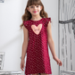 Love hearts girls nightgown