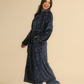 Stary winter women robe