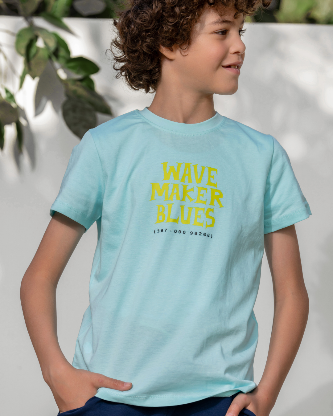 Wave Maker Boys' Pajama Set Half Sleeve with Pants