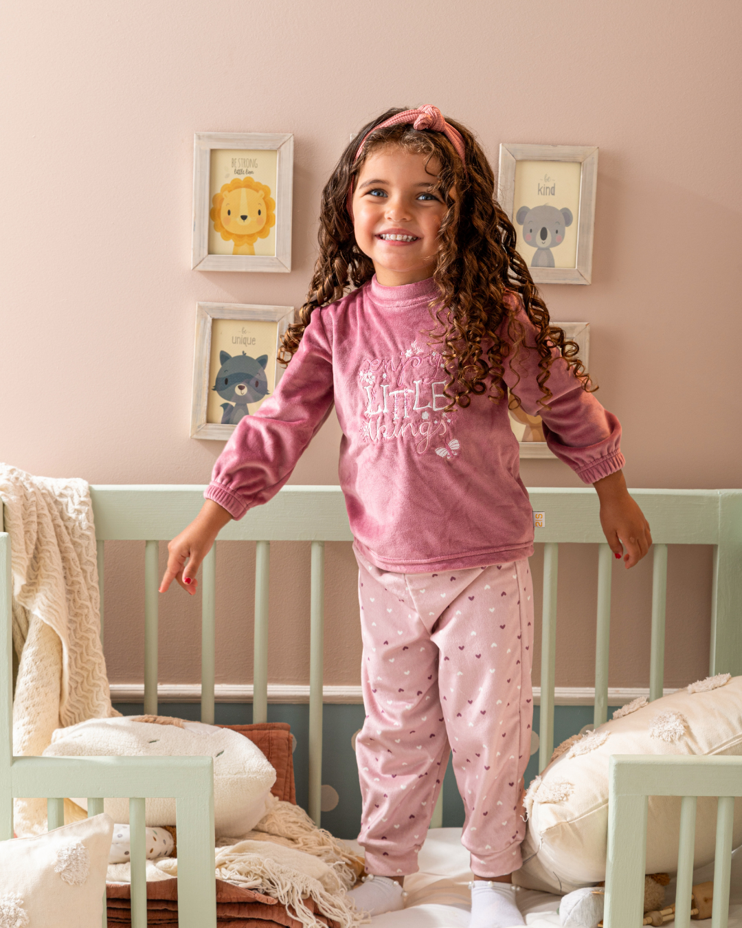 Enjoy Little Things Baby Girls Soft Plush Pajamas