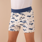 Boys Flat Elastic Whales بوكسر أولادي أستك عريض