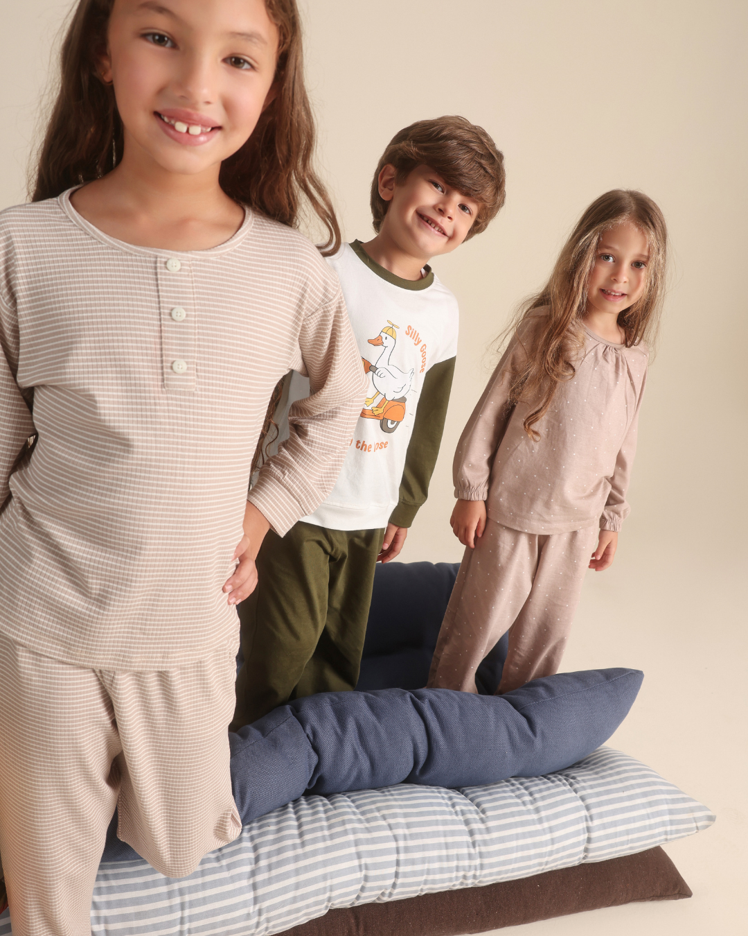 Micro stripes Kids girls pajama