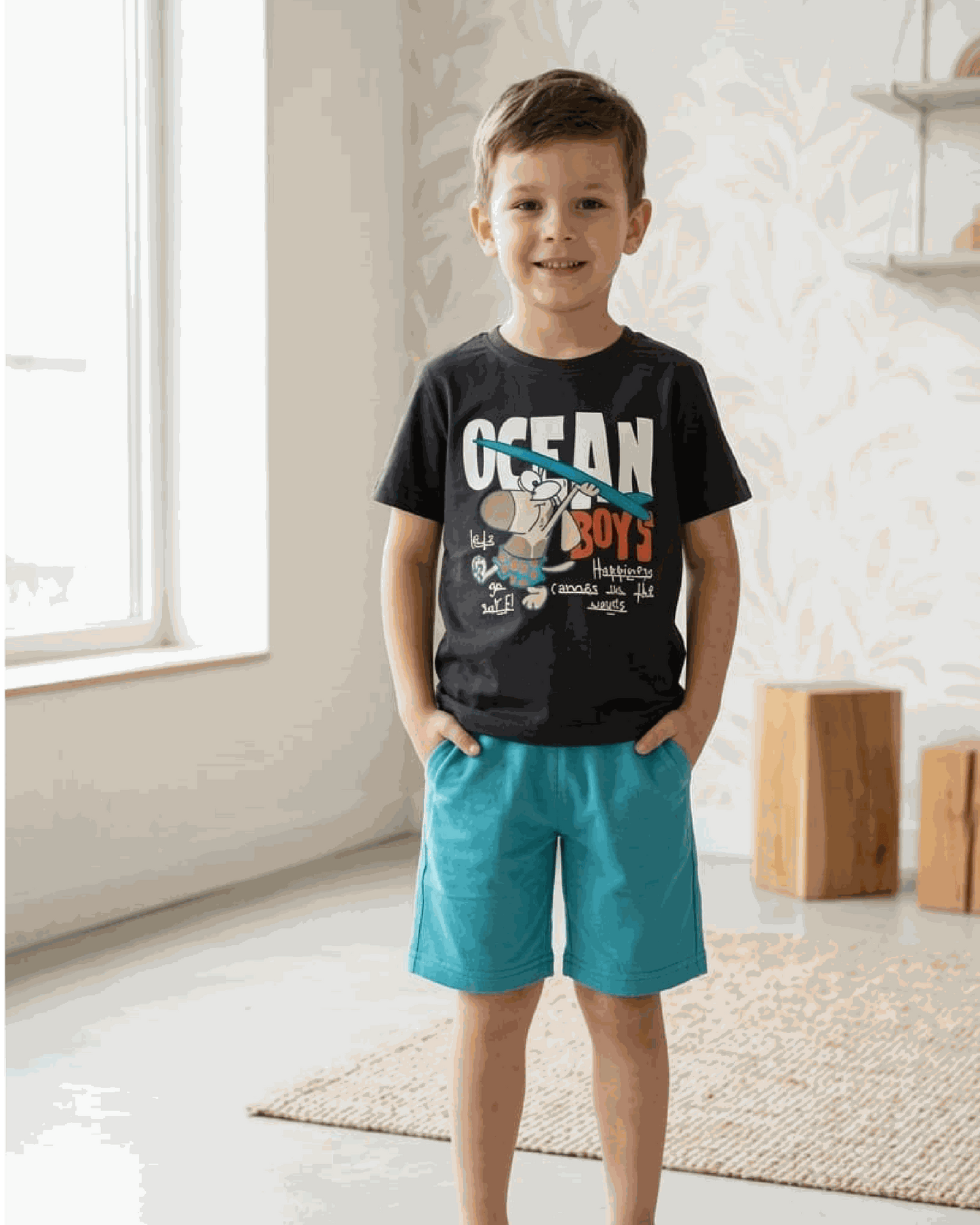 Kids Boys Pajamas Ocean Boys