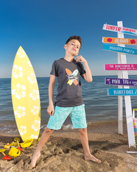 board  surfing بيجامه اولادي جرسونيه نص كم وشورت