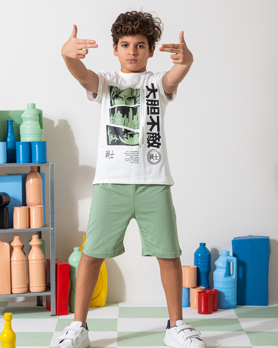 MARVY Legendary Dragon بيجامة اولادي محير اوف وايت