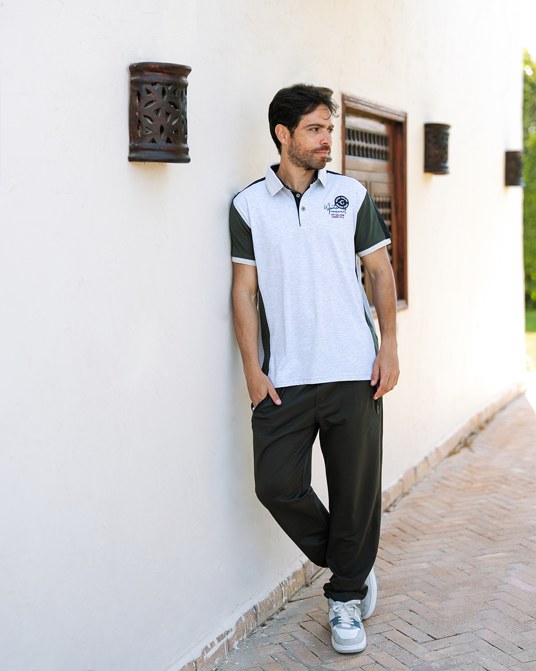 Hydro foiling بيجاما رجالي نص كم بياقة و بنطلون