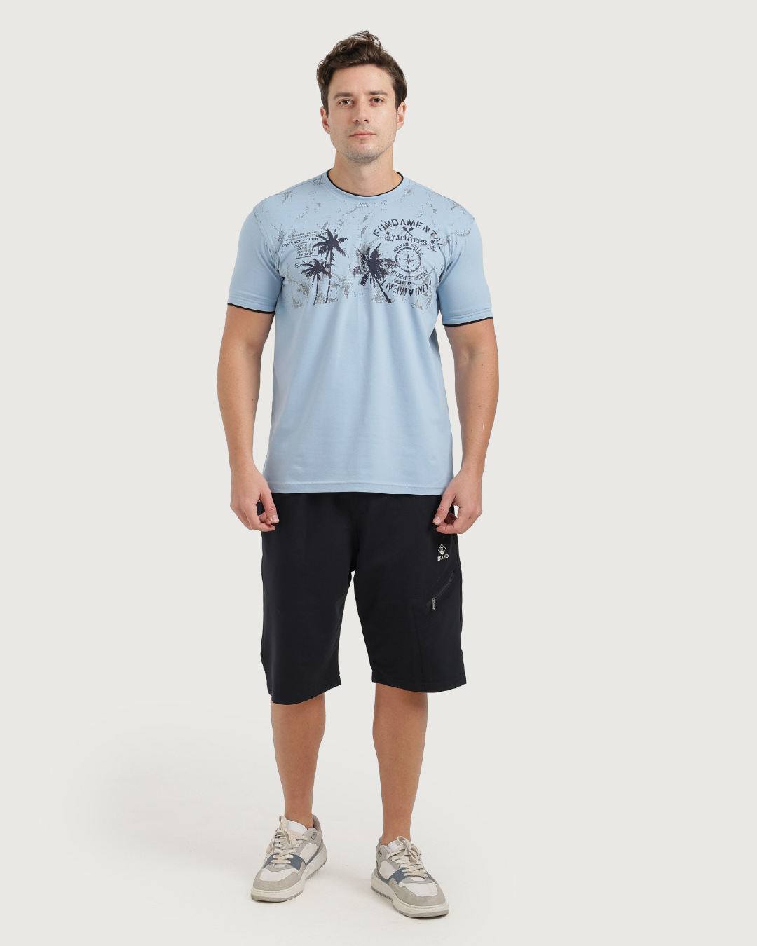 Track suit for men, half sleeves, shorts