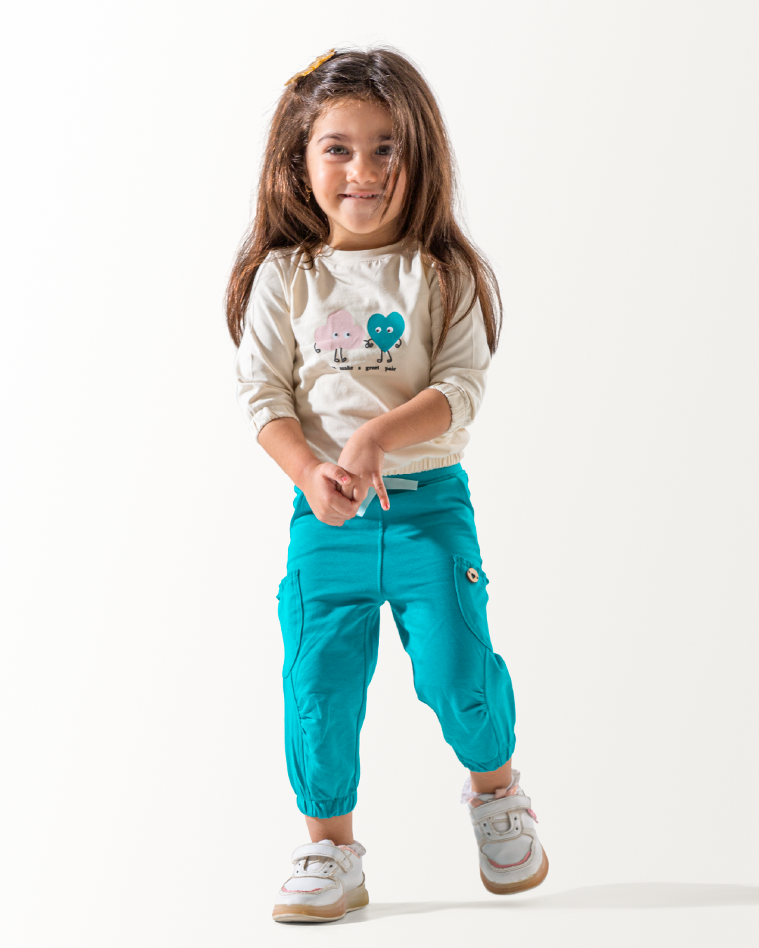 We Are Agreat Pair NB بيجاما بناتي