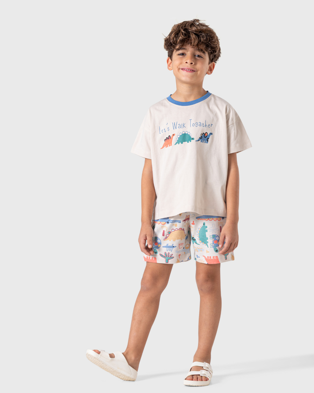 بيجاما شورت ديناصورات ألوان