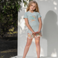 Girls' Pajama Set Half Sleeve with Shorts