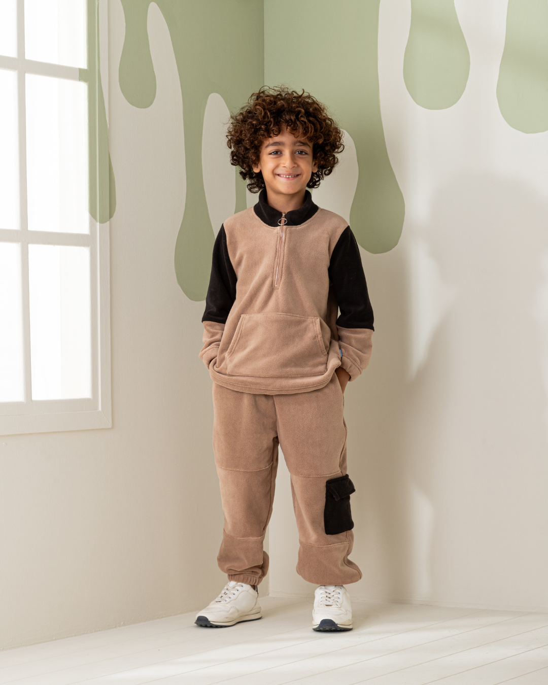 Cool kid بيجاما اولادي بكم و بنطلون بقصه