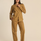 Vintage Flowers Women Classic Pajama in ochre