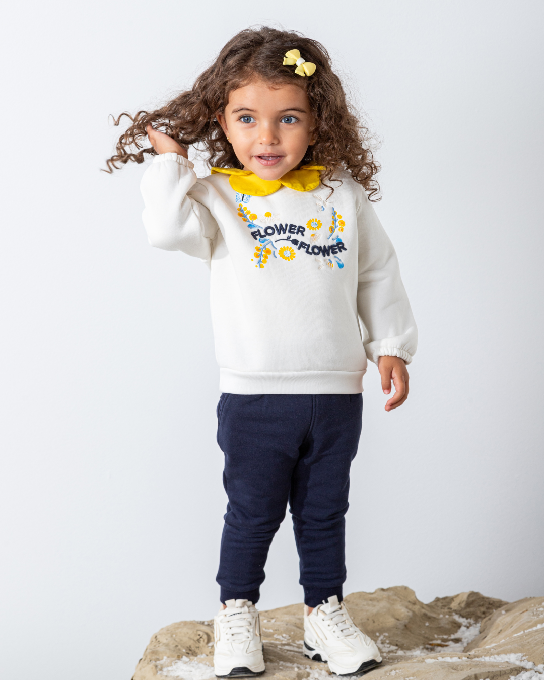 flower flower بيجامه بناتي تطريز