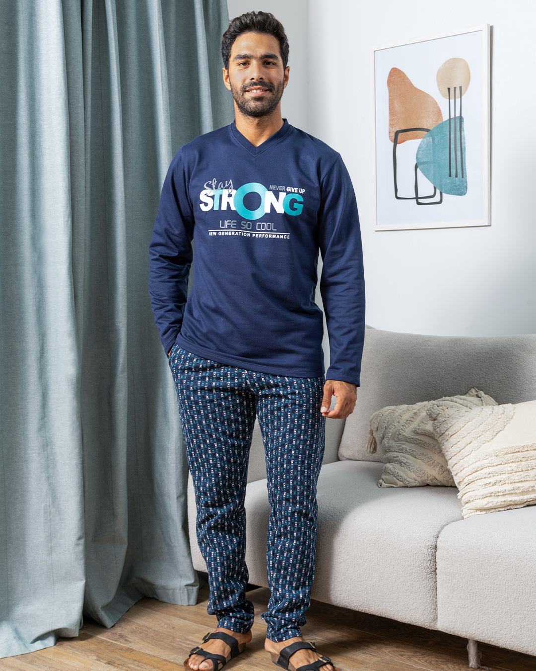 STRONG V Men's Pajamas