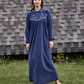 Women Cashmere embroidered   night gown  