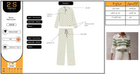 Women Pajama in Floral stripes