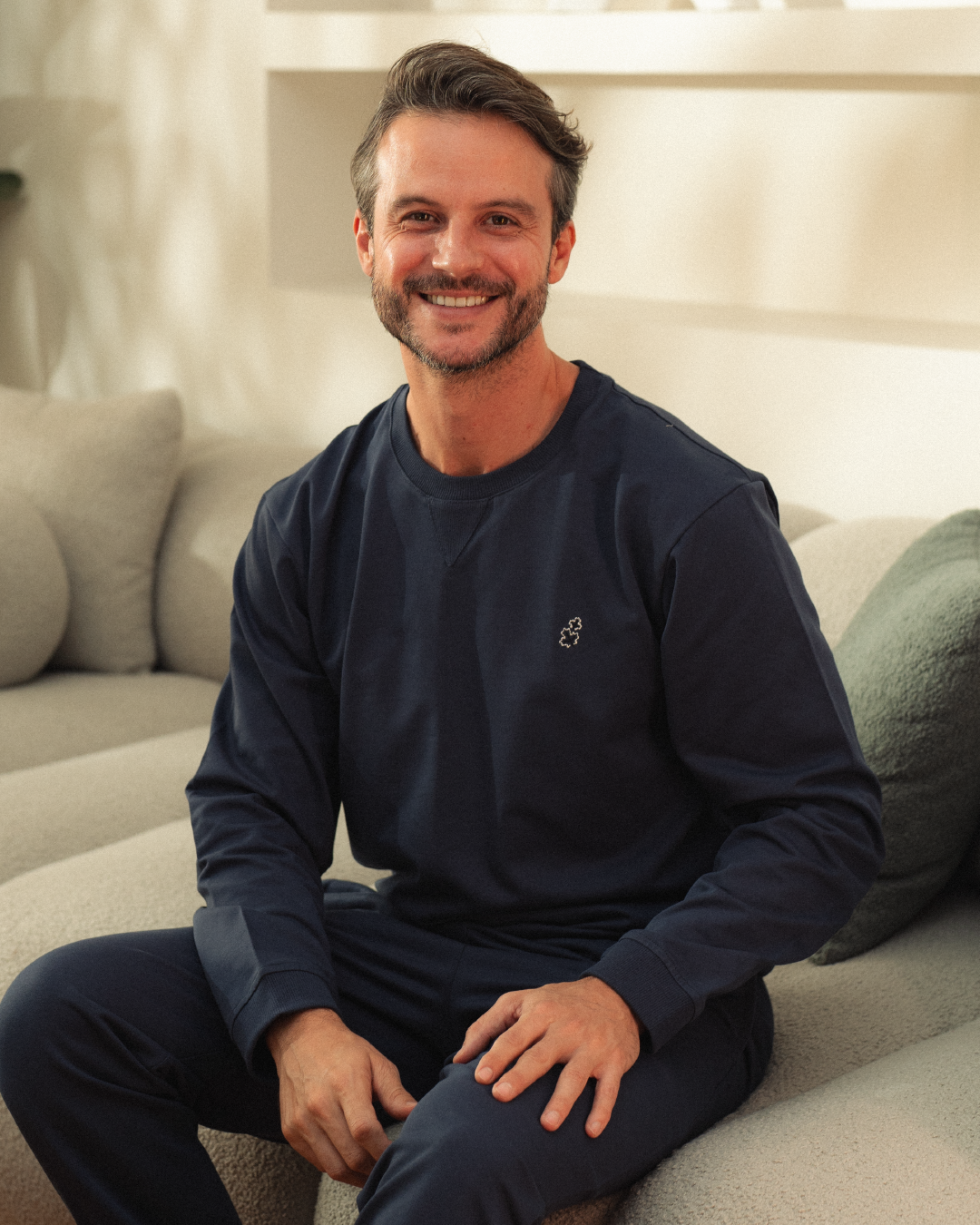 Autumn maple بيجاما رجالي بكم و بنطلون سمر ميلتون