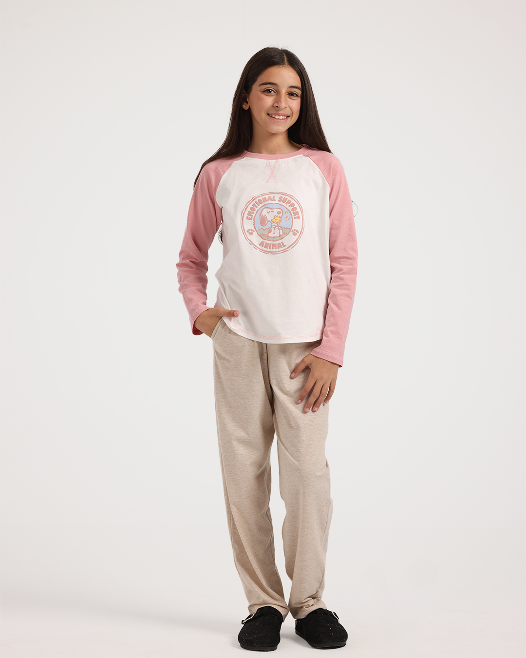 بيجاما بكم رجلان بنطلون قطن