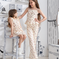 Floral Derbi baby girls cotton ribbed dress