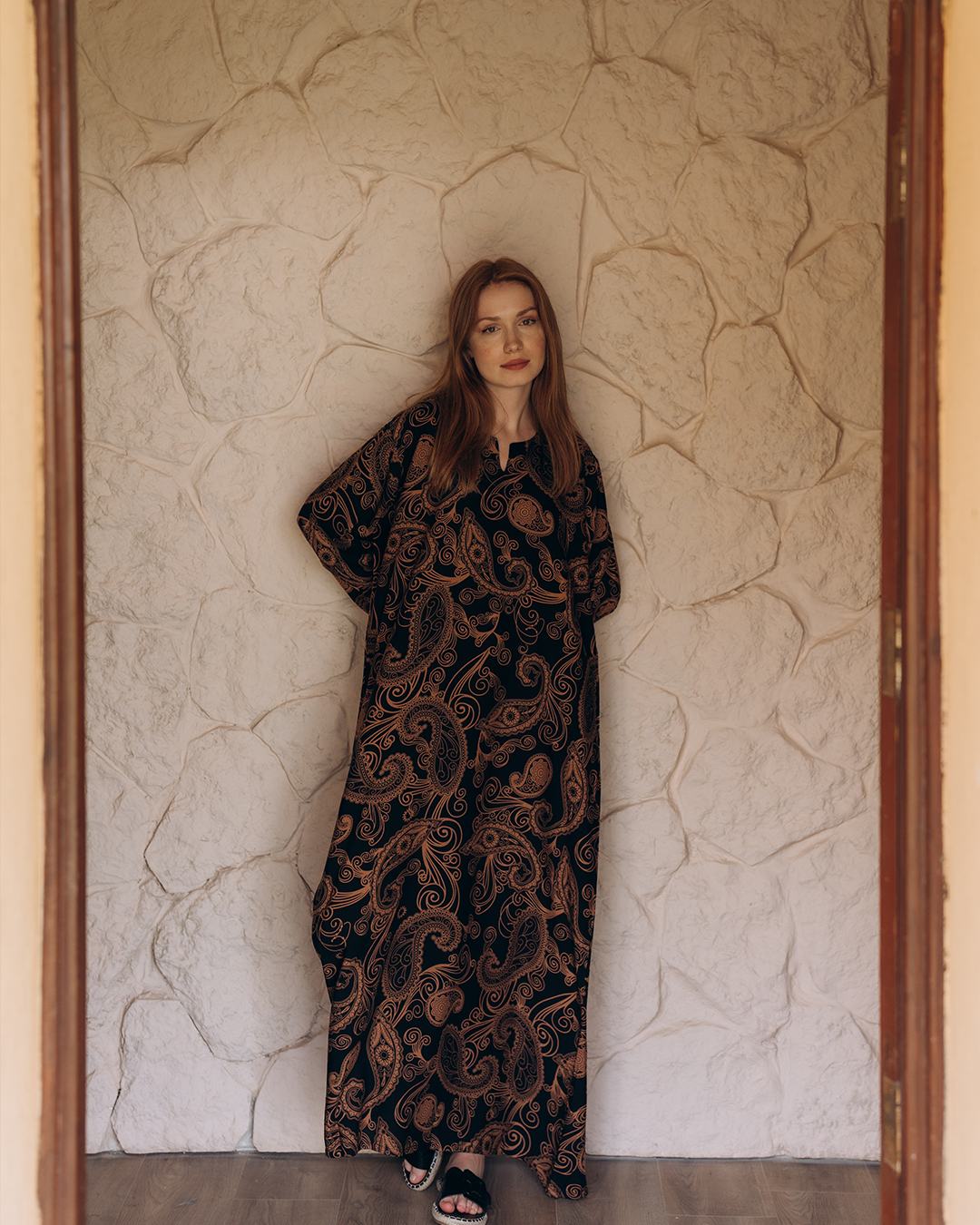 Viscose shirt with floral sleeves 52