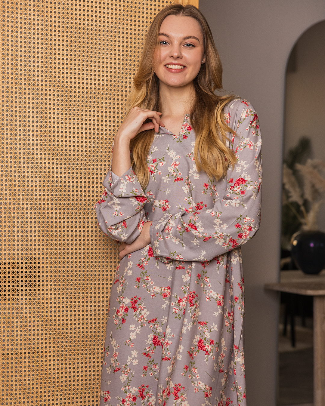 قميص فسكوز كم مشجر 59