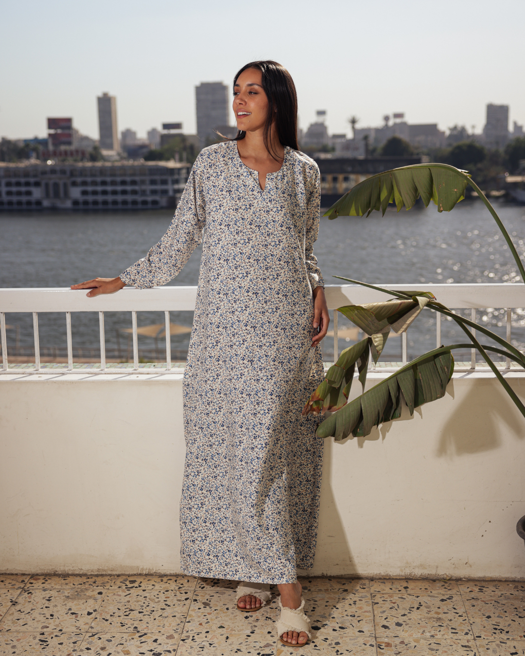 قميص فسكوز كم مشجر 69