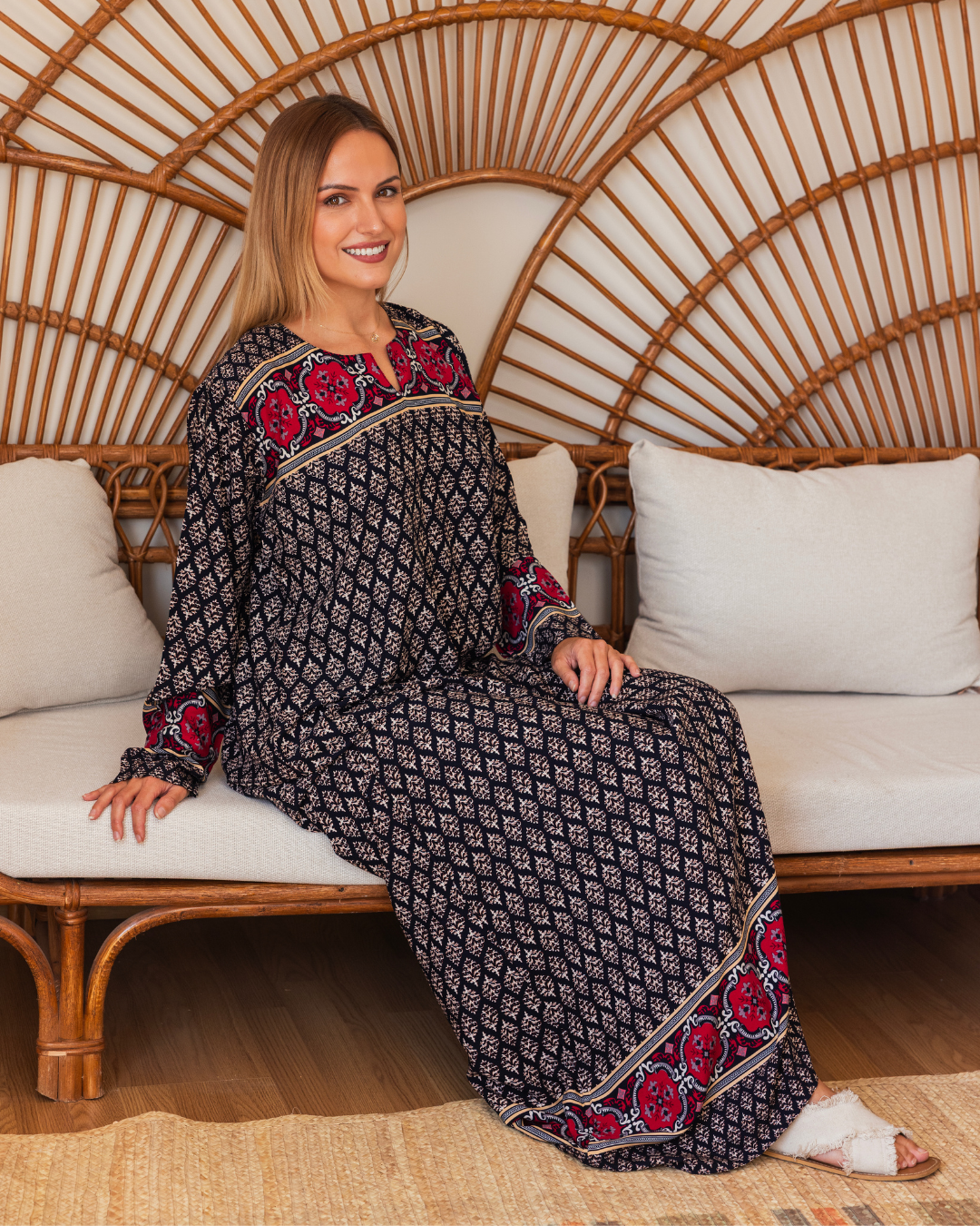 قميص فسكوز كم مشجر 70